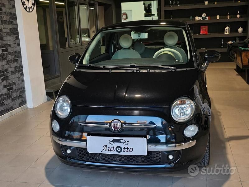 Usata Fiat 500 Lounge 69 CV (50 kW) 2010 Nero Berlina