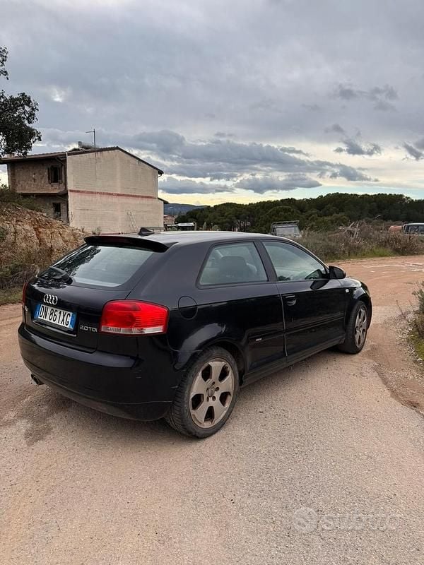 Usata Audi A3 140 CV (102 kW) 2008 Nero Utilitaria