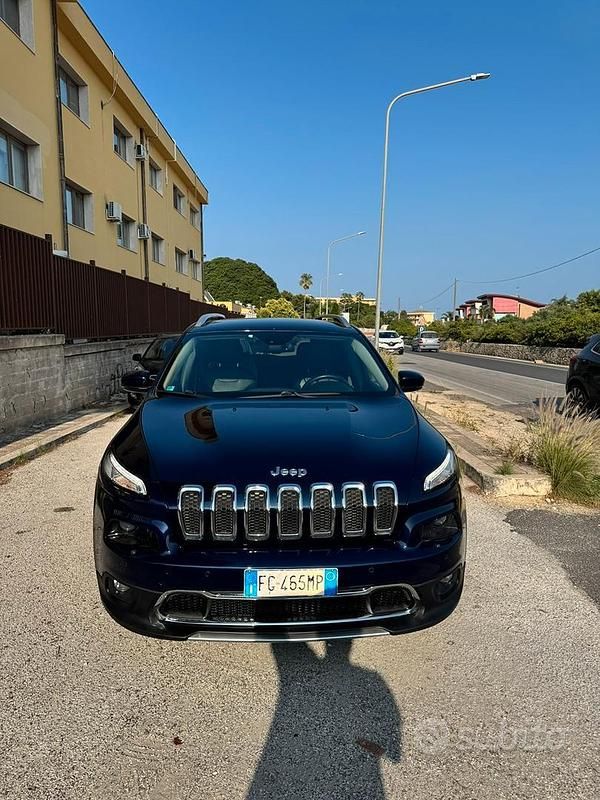 Usata Jeep Cherokee 200 CV (147 kW) 2016 Blu SUV
