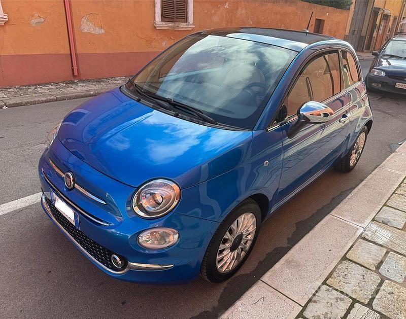 Usata Fiat 500 Lounge 69 CV (50 kW) 2018 Blu Berlina