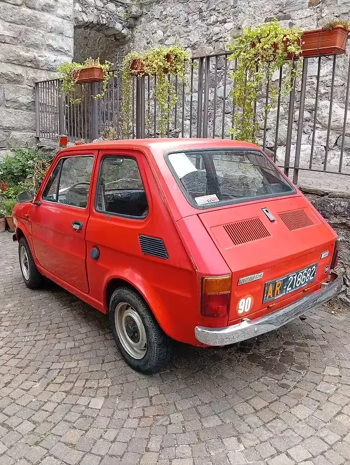 Usata Fiat 126 1970 Rosso