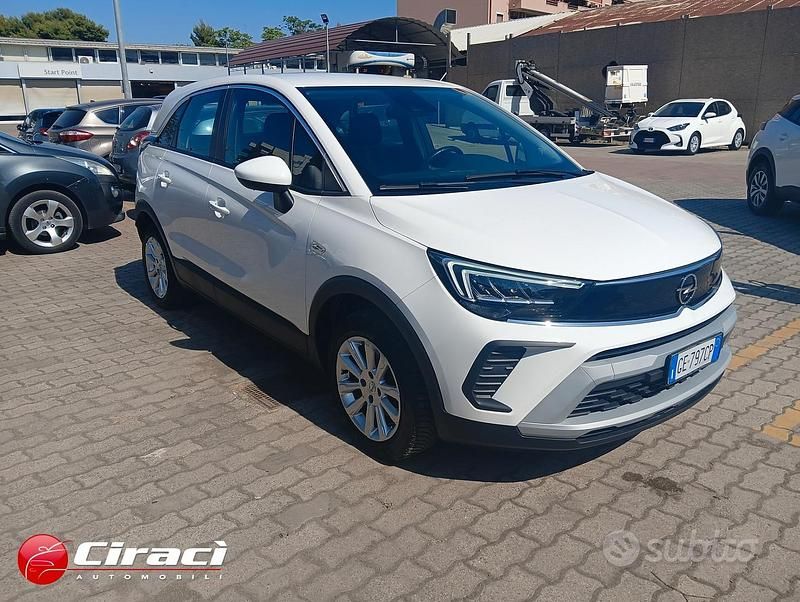 Usata Opel Crossland X Elegance 110 CV (80 kW) 2021 Bianco SUV
