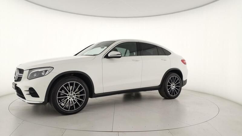 Usata Mercedes GLC250 Premium 204 CV (150 kW) 2018 Bianco Coupé
