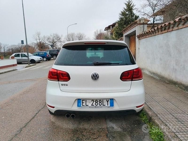 Usata VW Golf VII GTD 170 CV (125 kW) 2012 Bianco Berlina