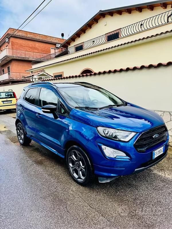 Usata Ford Ecosport ST-Line 100 CV (73 kW) 2019 Blu SUV