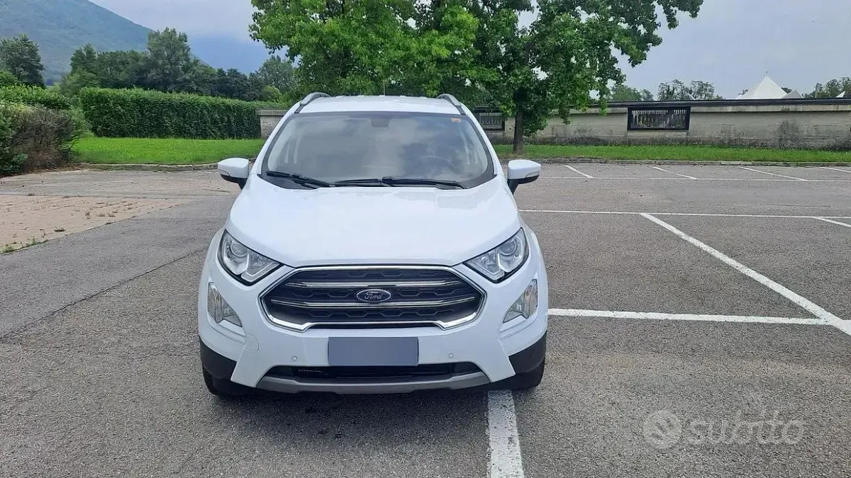 Usata Ford Ecosport Titanium 99 CV (72 kW) 2019 Bianco SUV