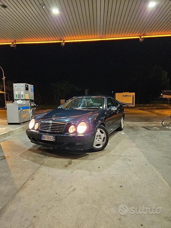 Usata Mercedes CLK230 Elegance 197 CV (144 kW) 2000 Blu Coupé
