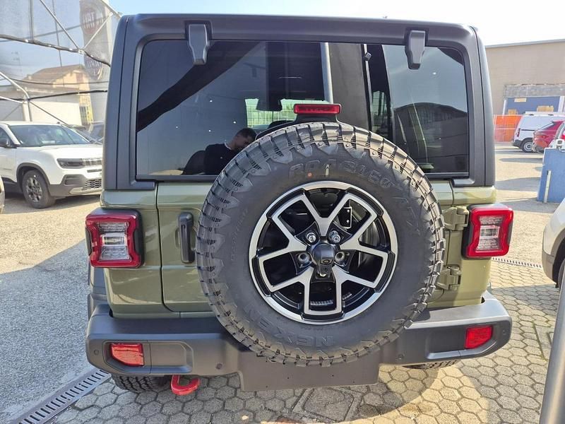 Nuova Jeep Wrangler Unlimited Rubicon 272 CV (200 kW) 2025 Verde SUV