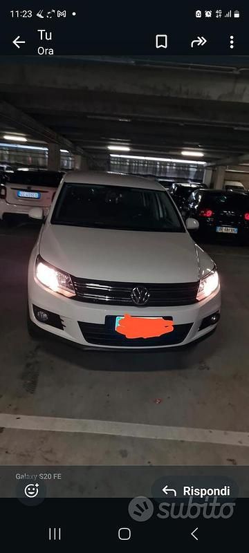 Usata VW Tiguan 122 CV (89 kW) 2013 Bianco SUV