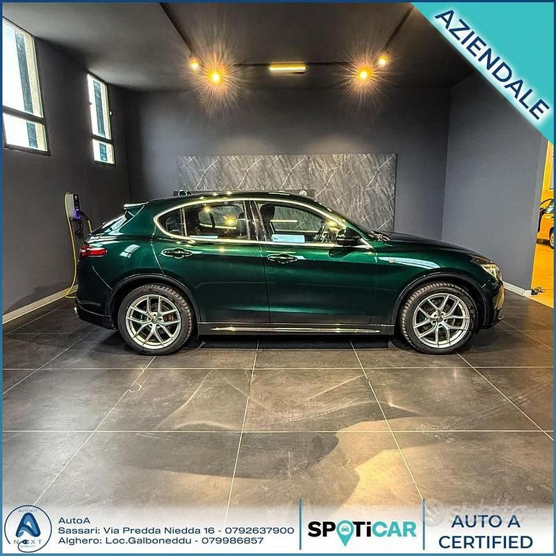 Gebraucht Alfa Romeo Stelvio Ti 210 PS (154 kW) 2021 Grün SUV
