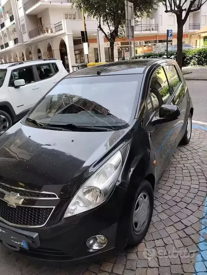 Usata Chevrolet Spark 68 CV (50 kW) 2011 Nero Utilitaria