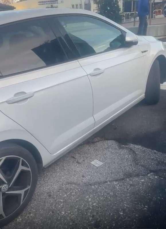 Usata VW Polo R-line 150 CV (110 kW) 2020 Bianco Berlina