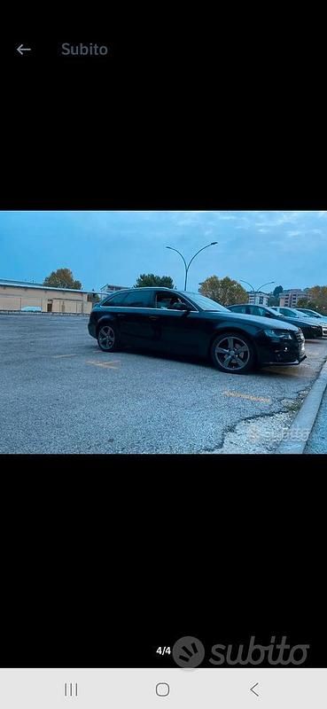 Usata Audi A4 143 CV (105 kW) 2012 Nero Station wagon