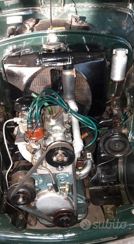Usata Fiat Topolino 1950 Verde Utilitaria