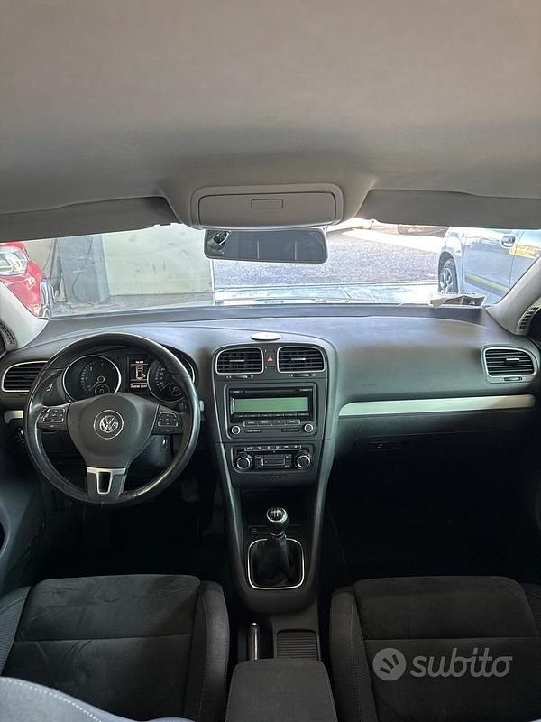 Usata VW Golf VI Highline 110 CV (80 kW) 2009 Nero Utilitaria