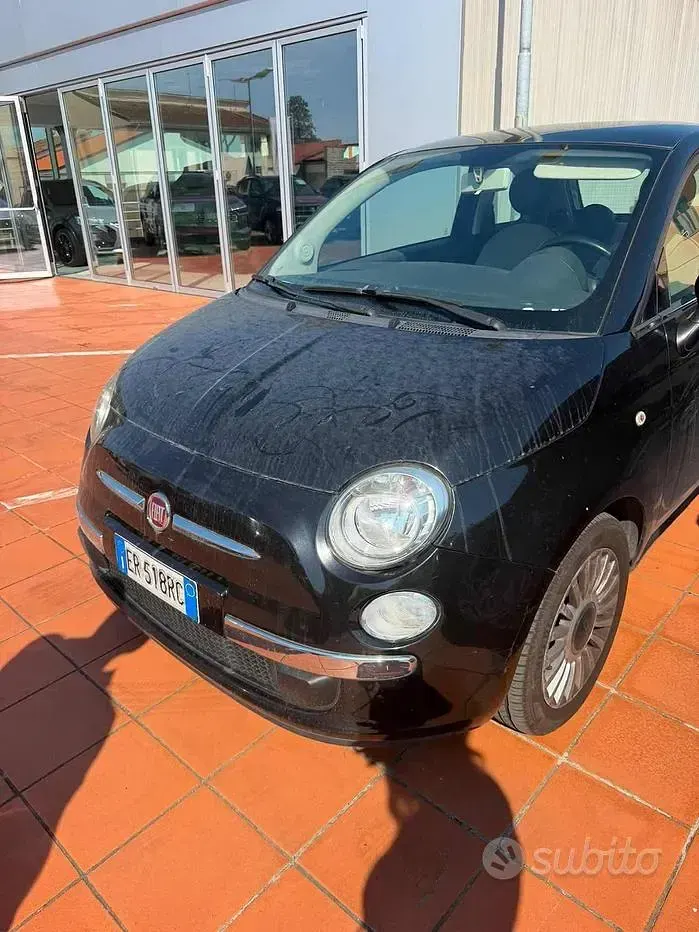 Usata Fiat 500 Lounge 69 CV (50 kW) 2013 Grigio Utilitaria