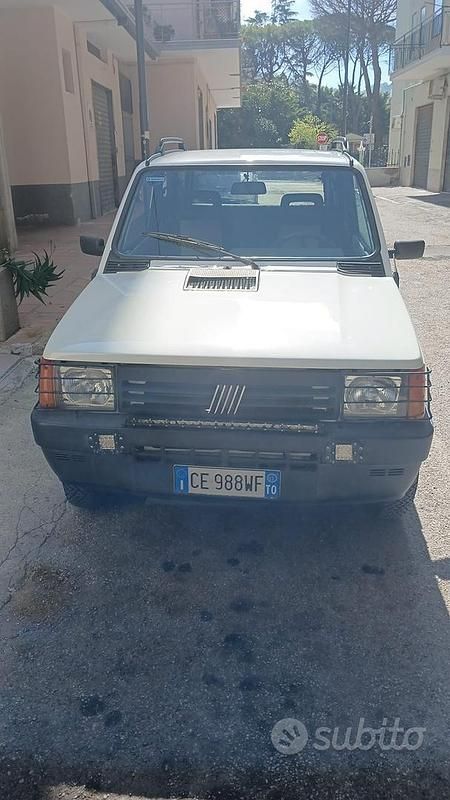 Usata Fiat Panda 4x4 54 CV (39 kW) 2003 Bianco Utilitaria