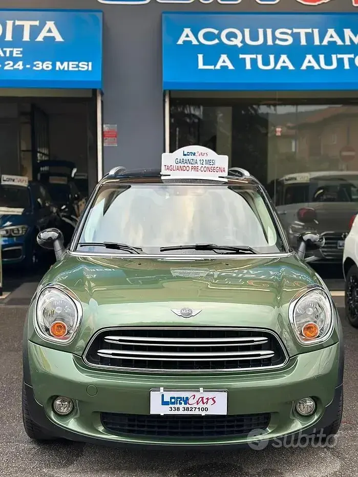 Usata Mini Cooper D 111 CV (81 kW) 2016 Verde Utilitaria