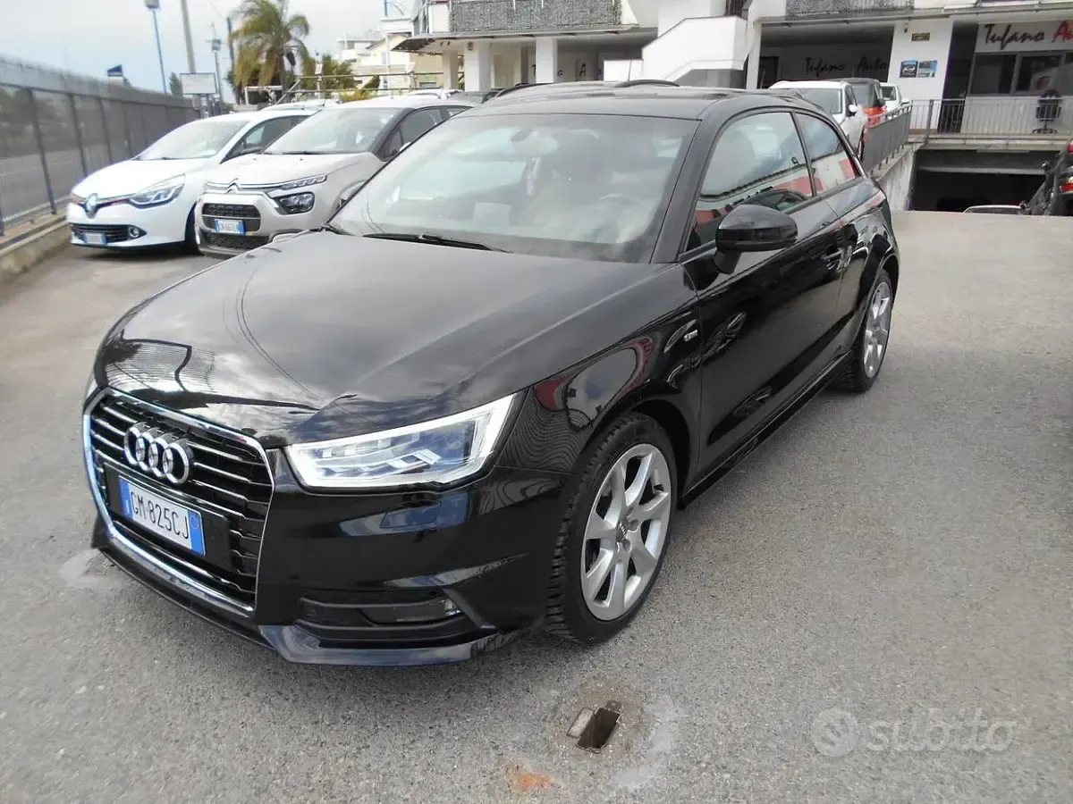 Usata Audi A1 S-Line 90 CV (66 kW) 2015 Nero Utilitaria