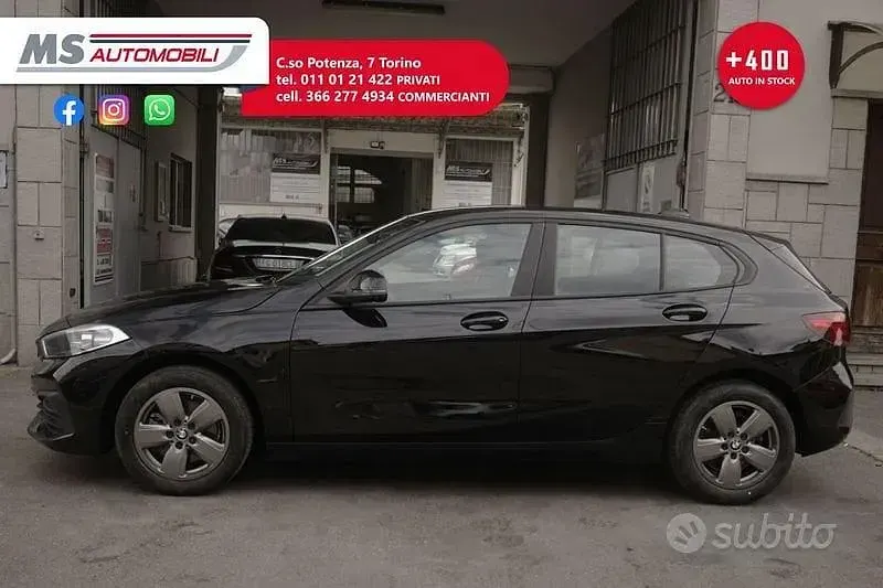Usata BMW 118 Advantage 150 CV (110 kW) 2020 Nero Utilitaria