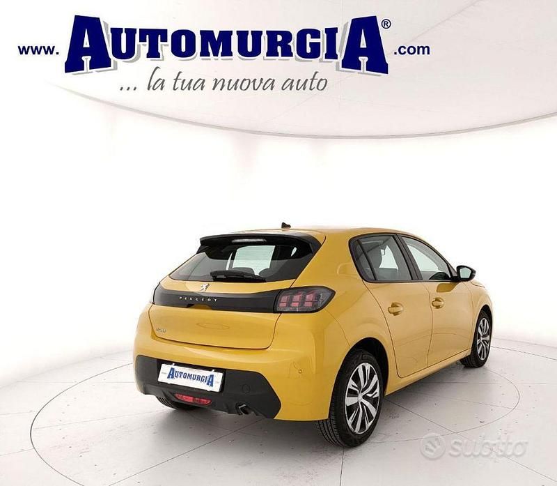Usata Peugeot 208 Active 75 CV (55 kW) 2023 Giallo Utilitaria