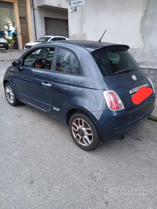 Usata Fiat 500 75 CV (55 kW) 2008 Blu Berlina