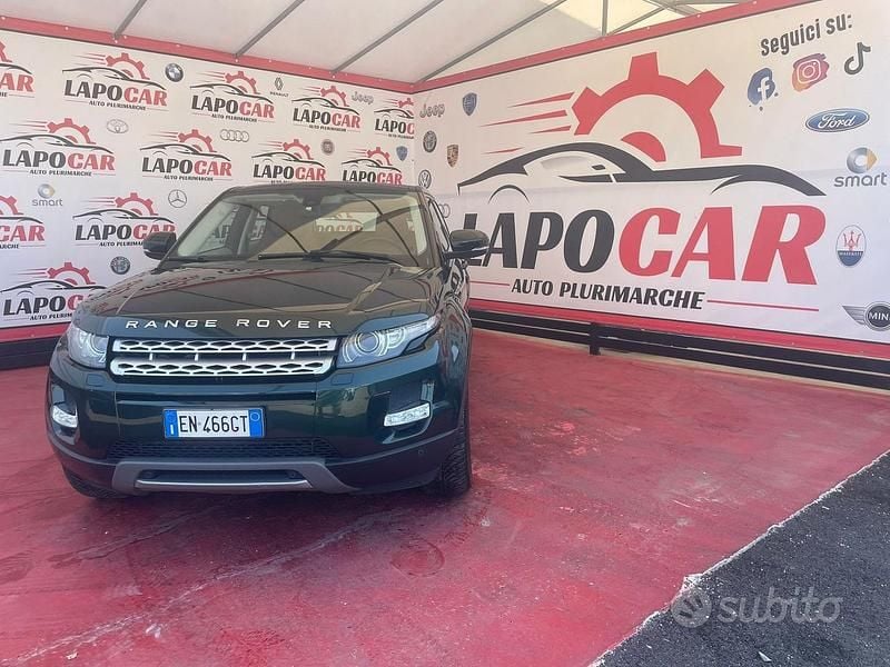 Verde Usata 2012 Land Rover Range Rover evoque Prestige SUV | 13.490 € (Buon prezzo) - Immagine 1/4