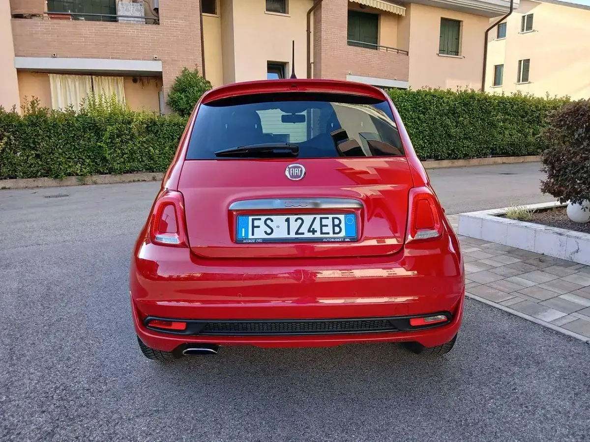 Usata Fiat 500 S 69 CV (50 kW) 2018 Rosso Utilitaria