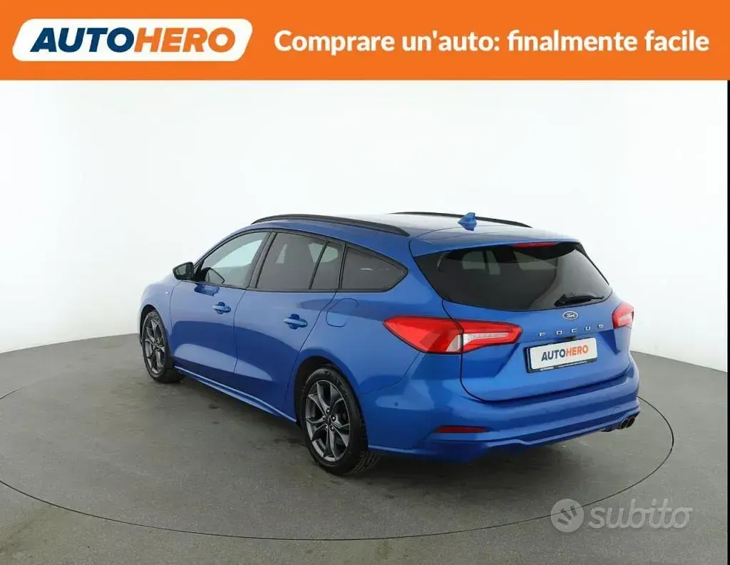 Usata Ford Focus ST-Line 125 CV (91 kW) 2019 Blu Berlina