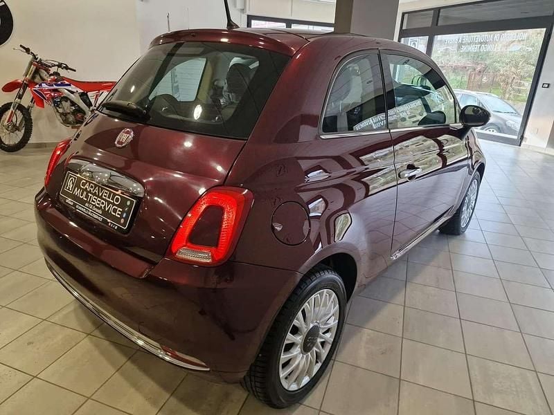 Usata Fiat 500 Lounge 69 CV (50 kW) 2016 Bordeaux opera metallizzato Utilitaria
