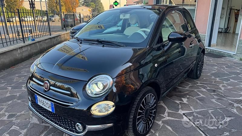 Usata Fiat 500 Lounge 69 CV (50 kW) 2017 Nero Berlina