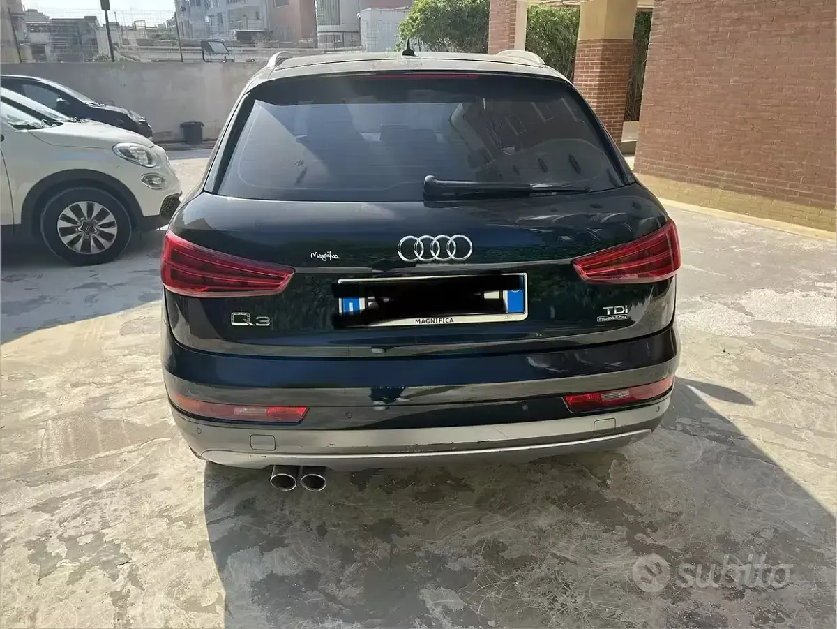 Usata Audi Q3 150 CV (110 kW) 2015 Nero SUV