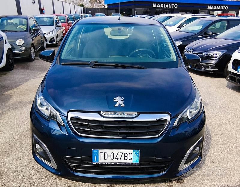 Usata Peugeot 108 69 CV (50 kW) 2016 Blu Utilitaria