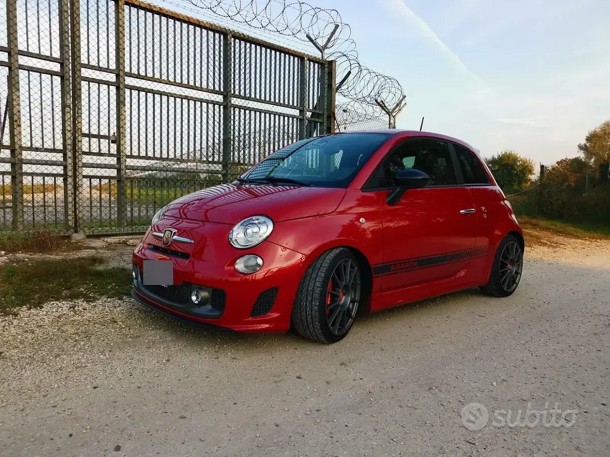 Usata Abarth 595 Turismo 160 CV (117 kW) 2014 Rosso Berlina