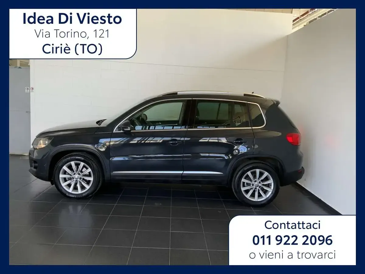 Usata VW Tiguan Trendline 110 CV (80 kW) 2015 Grigio scuro SUV
