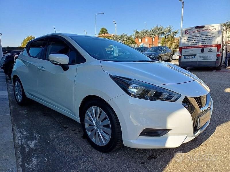 Usata Nissan Micra Acenta 92 CV (67 kW) 2020 Bianco Utilitaria
