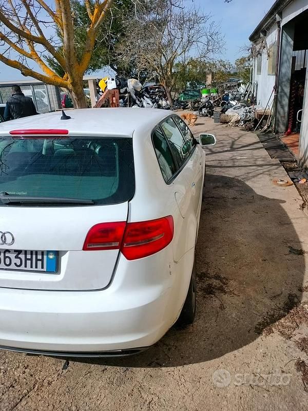 Usata Audi A3 170 CV (125 kW) 2010 Bianco Utilitaria