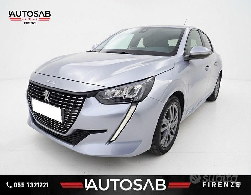 Usata Peugeot 208 Allure 75 CV (55 kW) 2021 Grigio Utilitaria