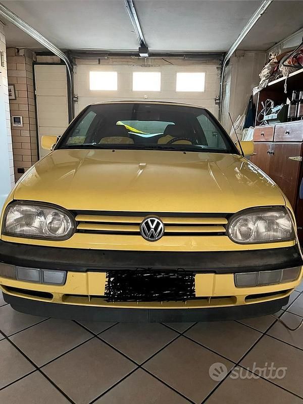 Usata VW Golf Cabriolet Conceptline 1995 Giallo Cabrio