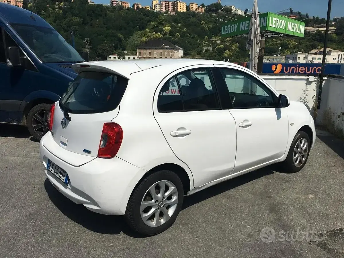 Usata Nissan Micra Acenta 80 CV (58 kW) 2014 Bianco Utilitaria