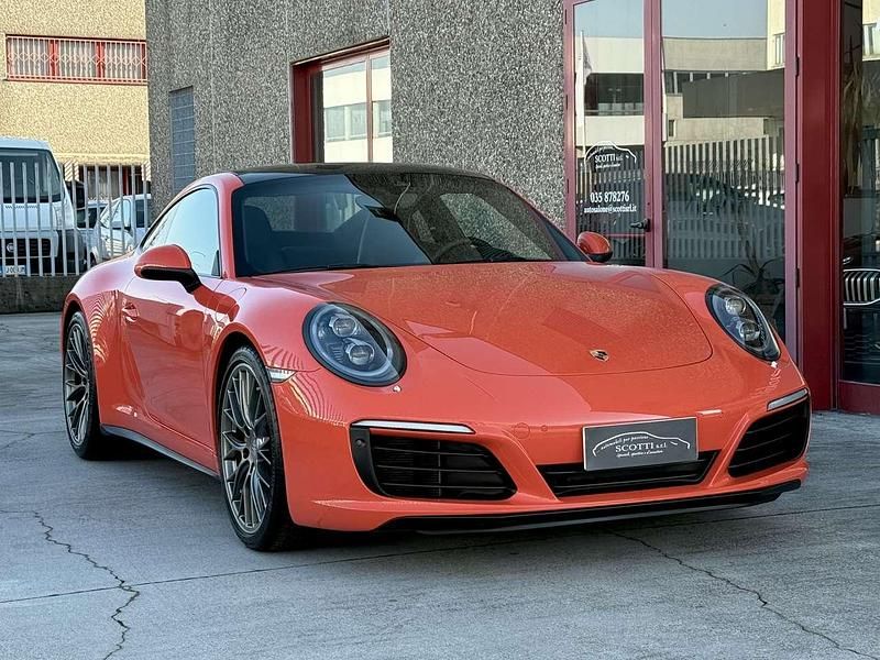 Usata Porsche 911 Carrera 4S 420 CV (308 kW) 2016 Arancione lava Coupé