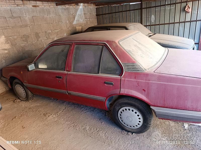 Usata Opel Ascona 1985 Rosso Berlina