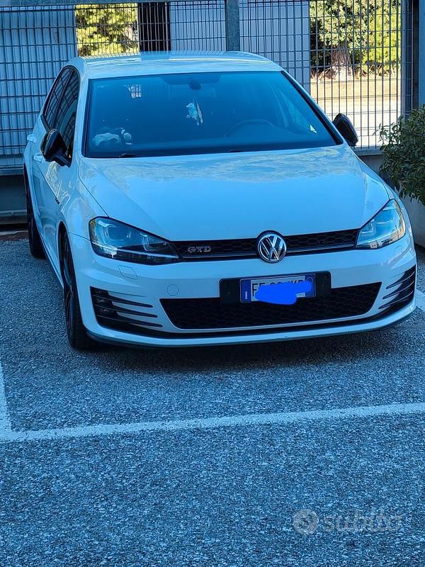Usata VW Golf VII GTD 2016 Bianco Berlina