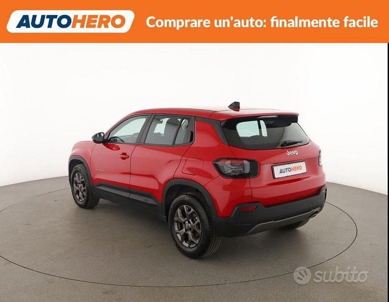 Usata Jeep Avenger Longitude 100 CV (73 kW) 2025 Rosso SUV