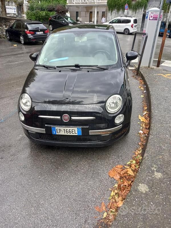 Usata Fiat 500 Lounge 69 CV (50 kW) 2013 Nero Utilitaria