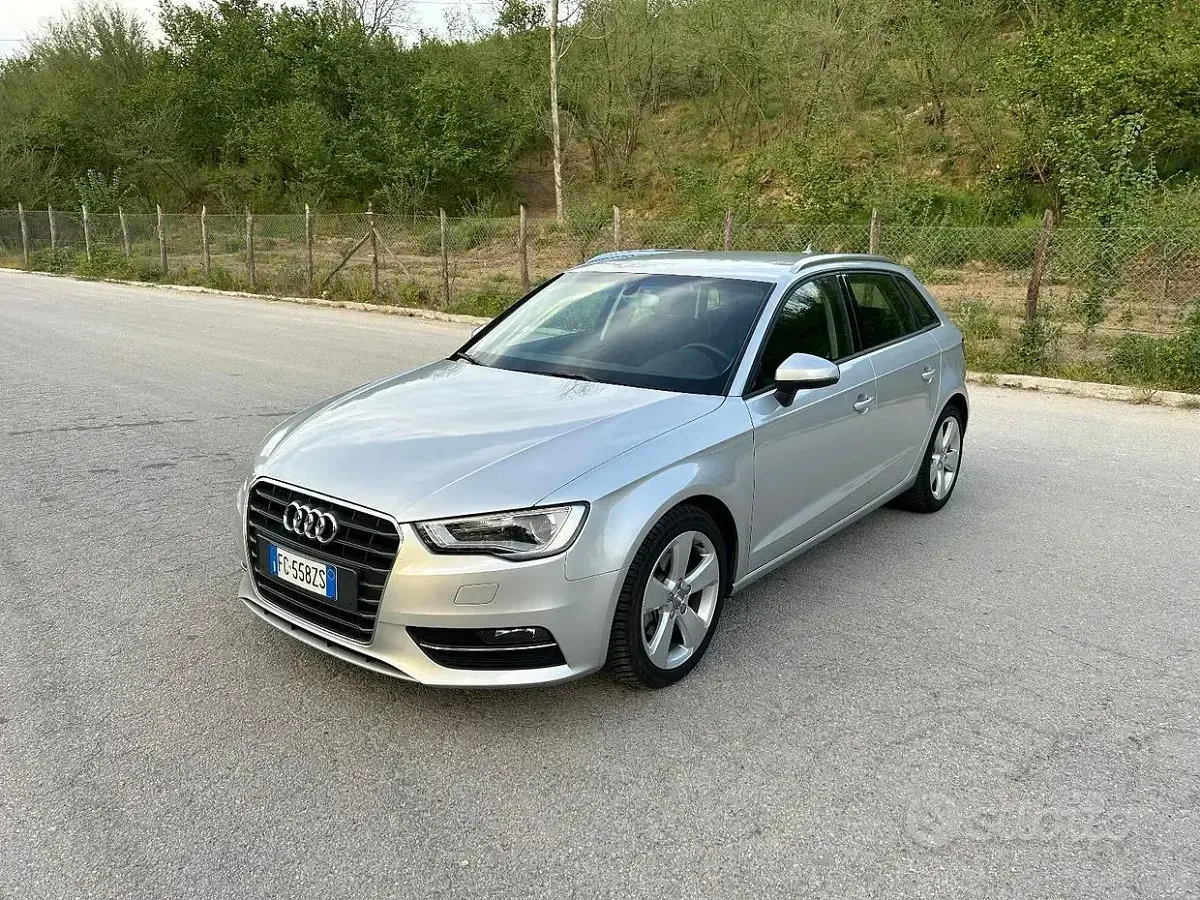 Usata Audi A3 Ambition 105 CV (77 kW) 2014 Grigio Berlina