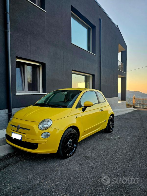 Usata Fiat 500 Sport 75 CV (55 kW) 2009 Giallo Utilitaria