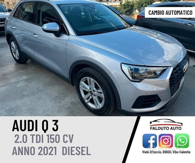 Usata Audi Q3 Business 150 CV (110 kW) 2021 Argento SUV