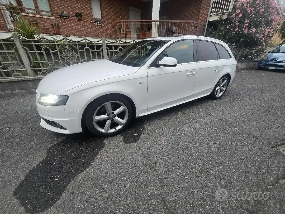 Usata Audi A4 S-Line 170 CV (125 kW) 2010 Bianco Station wagon