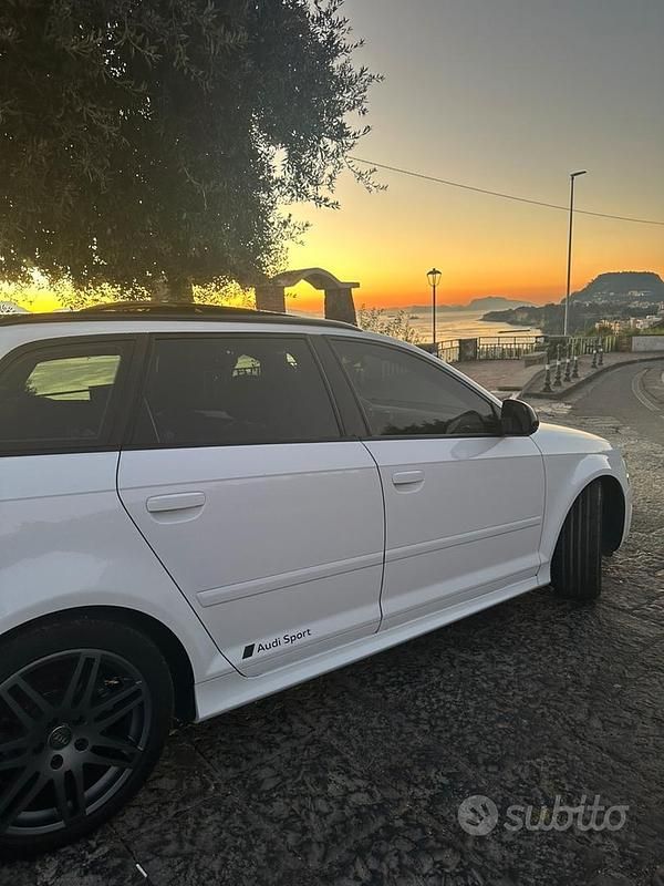 Usata Audi A3 Sportback S-Line 140 CV (102 kW) 2009 Bianco Utilitaria